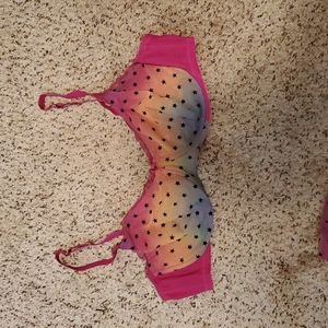 Savage X Fenty Sheer Star print bra